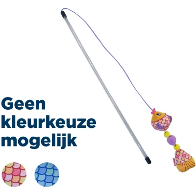 Afbeelding van Kattenspeelgoed Kong Kattenhengel Scrattles Vis Assorti Kattenspeeltje