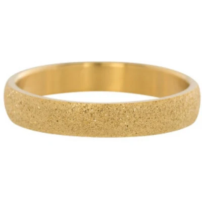 Afbeelding van Sandblasted iXXXi Vulring 4 mm Gold / 17