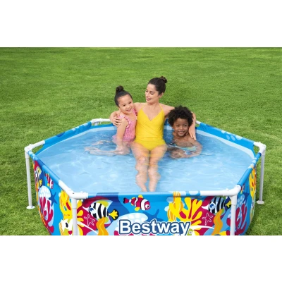 Afbeelding van Bestway My First Frame Pool Splash In Shade Play Rond 183 cm