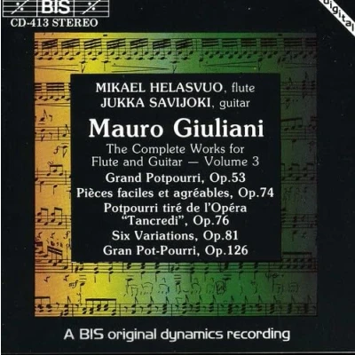 Afbeelding van Jukka Savijoki &amp; Mikael Helasvuo Giuliani: The Complete Works For Flute And Guitar (CD)