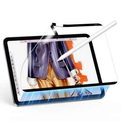 Afbeelding van ESR Magnetische displaybescherming voor iPad 10 (2022, 10,9 inch), schrijven en tekenen op papier, afneembare herbruikbare schermbescherming, compatibel met displaybeschermfolie van gehard glas