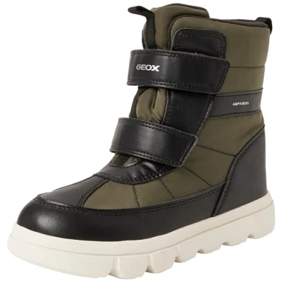 Afbeelding van Geox Jongens J Willaboom Boy B Ab Ankle Boot, Black Military, 33 EU