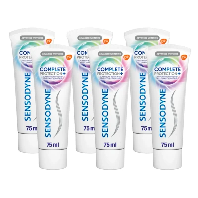 Afbeelding van Sensodyne Complete Protection + Advanced Whitening Tandpasta 6x75ML
