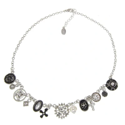 Afbeelding van Behave Ketting met diverse hangertjes steentjes