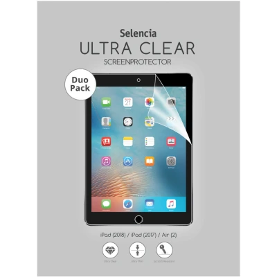 Afbeelding van 2 Pack Screenprotectors Apple iPad Air: Selencia Duo Ultra Clear tablet Folie (plastic)