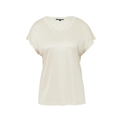 Afbeelding van comma Tshirt basic, Dames, Maat: 34, Beige