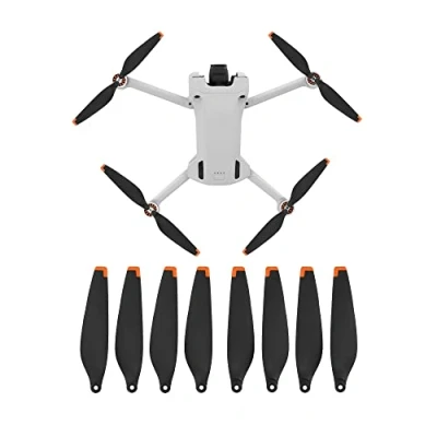 Afbeelding van Fututech 8 stuks 6030F propeller voor DJI Mini 3 Pro CCW CW reserveonderdeel ruisonderdrukking goede elasticiteit accessoire drone (oranje)