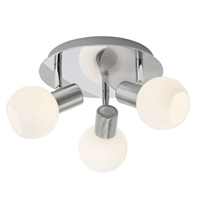 Afbeelding van Brilliant Tiara Oppervlak spotverlichting Chroom, Nikkel, Wit E14 40 W