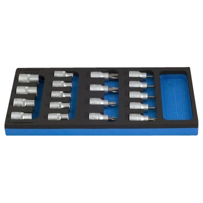 Afbeelding van Unior Torx doppenset 1/2&quot; 18 delig module 964/16SOS