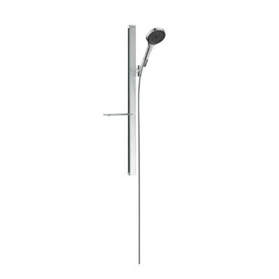 Afbeelding van Hansgrohe rainfinity glijstangset met 130 3jet handdouche zeepschaal 90cm doucheslang 160cm chroom 27671000