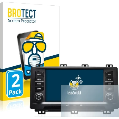 Afbeelding van BROTECT Screenprotector voor Seat Ateca 2017 Folie Beschermfolie matte (2 Stuks)