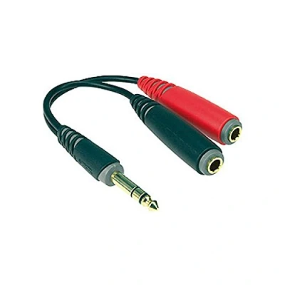 Afbeelding van Klotz AYS 1 Y adapter TRS 6.35mm stereo 2x TS mono 0.2m