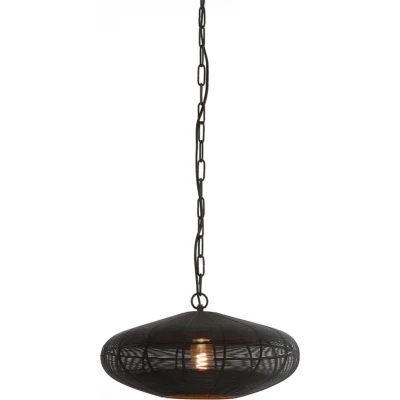 Afbeelding van Light &amp; Living Bahoto hanglamp Ø40 cm mat zwart Metaal