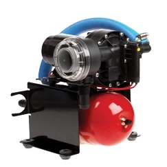 Afbeelding van Johnson pump aqua jet uno waterdruksysteem wps 3.5 12v/100w 13l/min max. 2.8bar stalen tank 2l