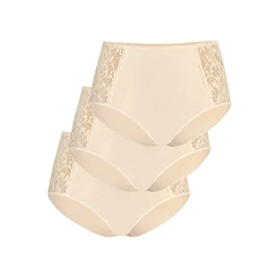 Afbeelding van Teyli 3 PACK Slip, Dames, Maat: 3XL, Beige