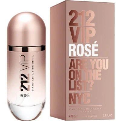 Afbeelding van Carolina Herrera 212 VIP Rose 80ml Vrouwen eau de parfum