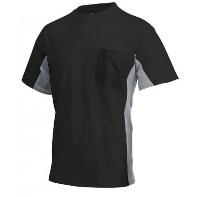 Afbeelding van Tricorp T shirt Bi Color Workwear 102002 Zwart Grijs maat XS