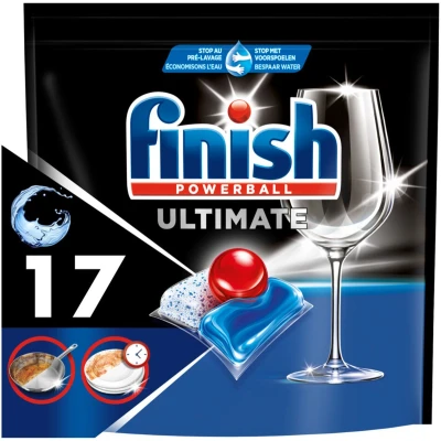 Afbeelding van Finish Ultimate Vaatwastabletten Regular 17 stuks
