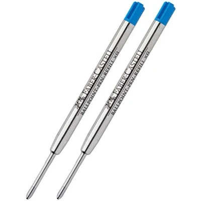 Afbeelding van Faber Castell Balpenvulling (2 stuks, extra breed blauw)