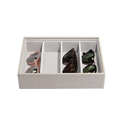 Afbeelding van Stackers Taupe Classic Medium Juwelendoosje Zonnebril Laag