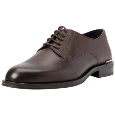 Afbeelding van Tommy Hilfiger CORE SHOE Veterschoenen, Heren, Maat: 43, Cocoa Leer