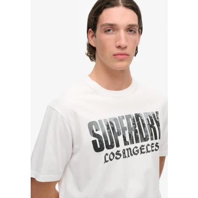Afbeelding van Superdry Photographic Skate Loose T shirt Met Korte Mouwen Wit XL Man