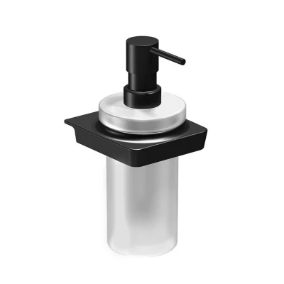 Afbeelding van Zeepdispenser Sapho Zen Black Hangend 250 ML Zwart