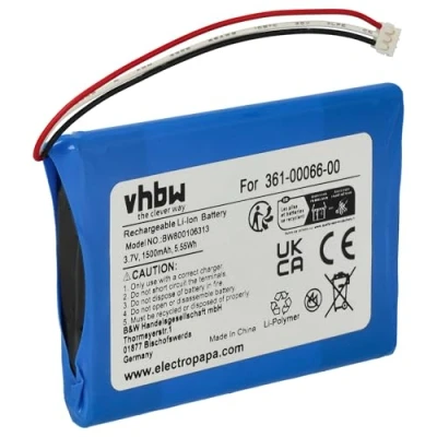 Afbeelding van vhbw Accu compatibel met Garmin Camper 760LM, 760 GPS Navigation Navi (1500 mAh, 3,7 V, Li Ion)