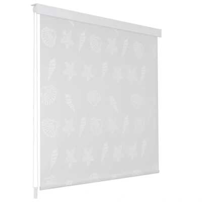 Afbeelding van Rolgordijn voor douche 100x240 cm zeester