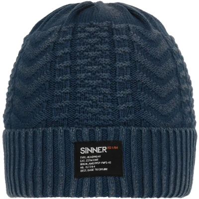 Afbeelding van SINNER slope beanie Hoed Blauw Multicolour