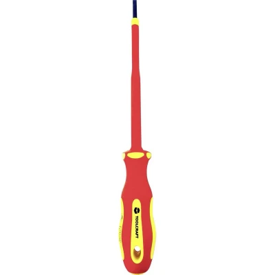 Afbeelding van TOOLCRAFT SL 3.0 VDE, Elektronica en fijnmechanica, Werkplaats Platte schroevendraaier Koplengte: 100 mm