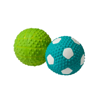 Afbeelding van Adori Latex Toy Bal Met Pieper Hondenspeelgoed 9.5 cm Assorti