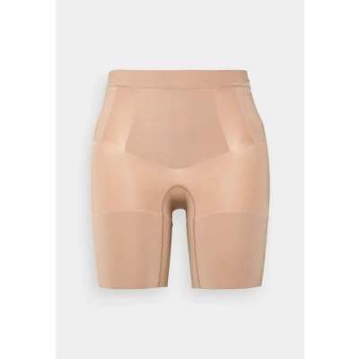 Afbeelding van Spanx Oncore Midthigh Short Shapewear, Dames, Maat: 34 36, Café au lait