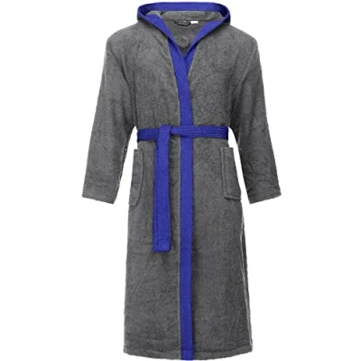 Afbeelding van Ladeheid Badjas, Heren, Maat: Large, Dark grey