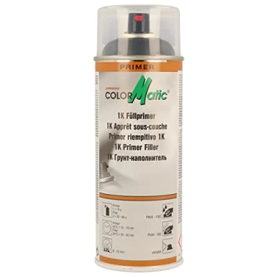 Afbeelding van colormatic hoogglans 7 1k primer filler zwart 549663 400 ml