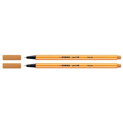 Afbeelding van STABILO point 88 Fineliner 0,4 mm Apricot per stuk