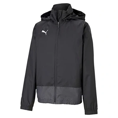 Afbeelding van Puma Teamgoal Training Regenjas voor kinderen, Maat: 128, black/asphalt
