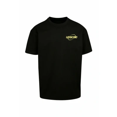 Afbeelding van Upscale by Mister Tee GOOD LIFE Tshirt print, Heren, Maat: Medium, Black