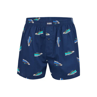 Afbeelding van Happy Shorts WIDE Mouse WITH Hearts Boxershort, Heren, Maat: Medium, Sneaker