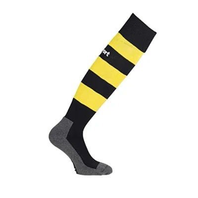 Afbeelding van Uhlsport Team Pro Essential Stripe Voetbalkousen Zwart / Geel Maat: 41 44
