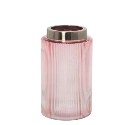 Afbeelding van Vaas Alexandra House Living Roze Kristal 12 x 20 cm