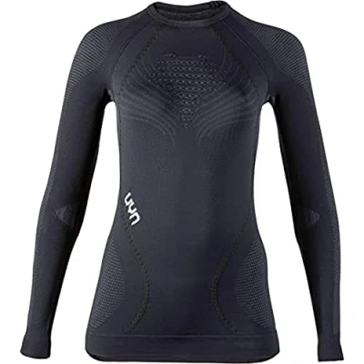 Afbeelding van Ondershirt UYN Women Ambityon Long Sleeves Blackboard Anthracite White S / M