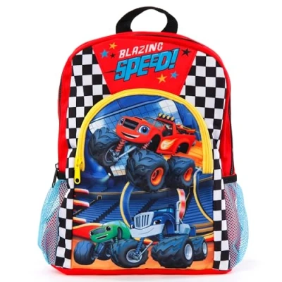 Afbeelding van Blaze en The Monster Machines Kinderrugzak Jongens Schooltas Monstertruck Kinderrugzakken voor Op de Crèche School.
