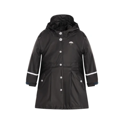 Afbeelding van Regenjas gemaakt van gerecycled Polyester DREIMASTER 116 / Zwart 100% (Gerecycled)