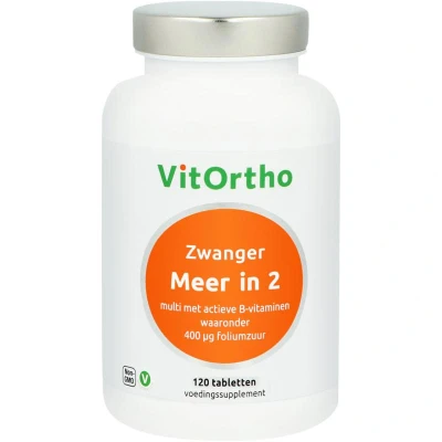 Afbeelding van VitOrtho Meer In 2 Zwanger Tabletten 120st
