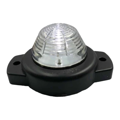 Afbeelding van Markeringslamp rond wit 12 24V
