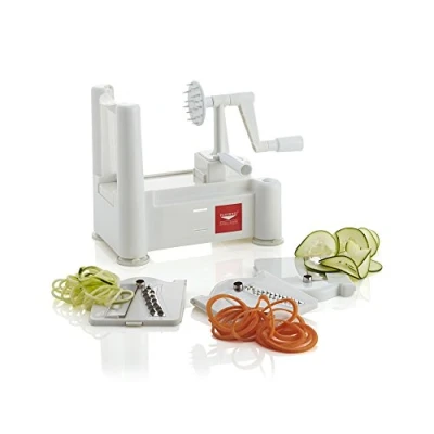 Afbeelding van Paderno 49827 99 Keuken Slicer Handmatig met 3 Snijbladen, Wit