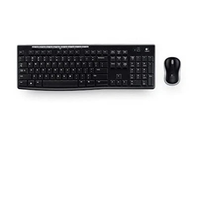Afbeelding van Logitech Wireless Combo MK270 toetsenbord Inclusief muis RF Draadloos QWERTZ Tsjechisch Zwart