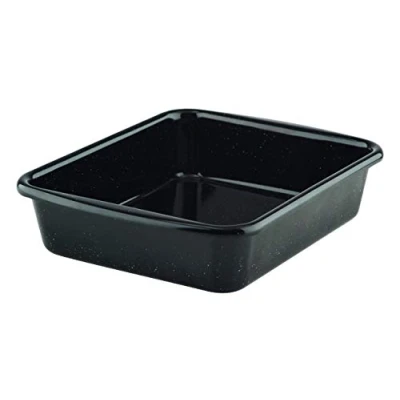Afbeelding van Riess, 0397 022, miniovenvorm, CLASSIC bak en braadvormen, afmetingen 24,8 x 20 cm, hoogte 5,5 email, zwart, fry vorm, braadpan