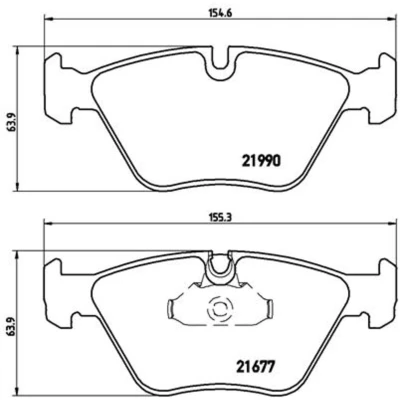 Afbeelding van Brembo Remblokset P 06 065